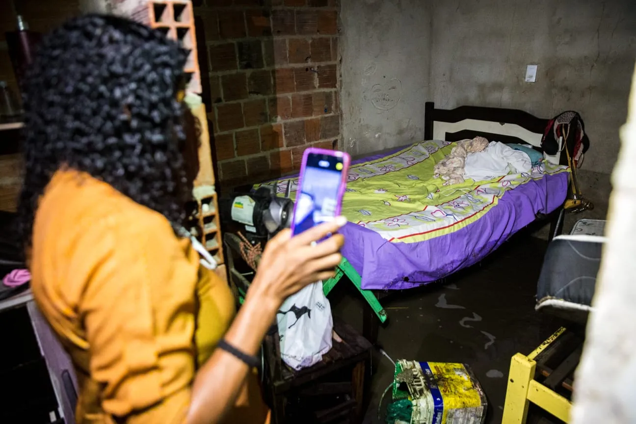 Moradores tiveram prejuízos materiais com as chuvas em Pacatuba