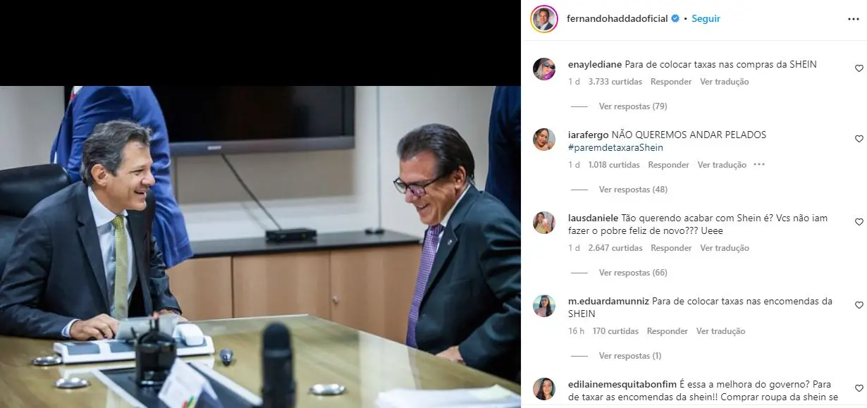 Print do Instagram