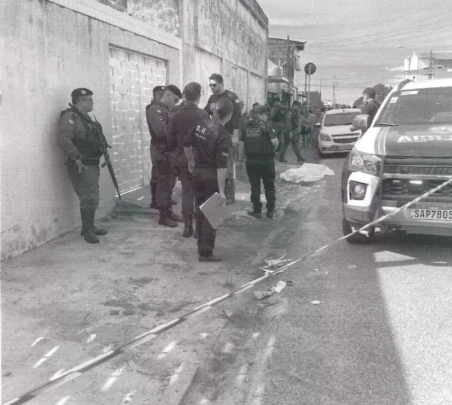 Vítima morreu ainda no local do crime