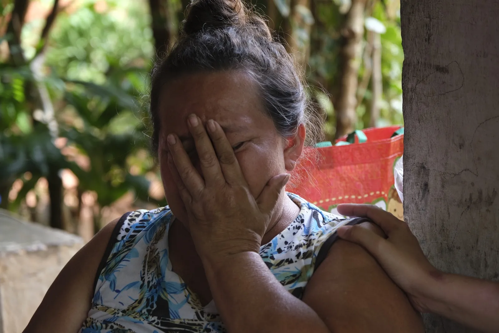 Dona Maria de Sousa perdeu dois quartos da casa com as chuvas
