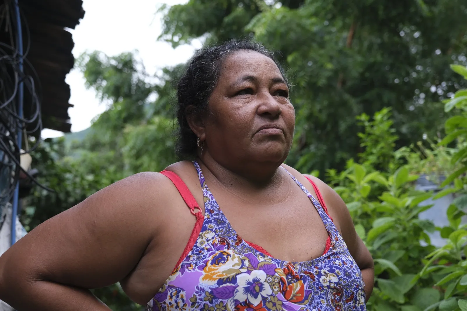 Maria Luciana e o marido permaneceram no local mesmo após os alertas para evacuação