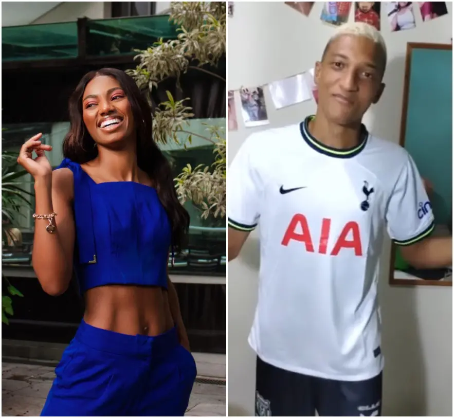 Imagem da notícia: Sósia de Richarlison confirma que ficou com Tina do BBB 23, no Carnaval
