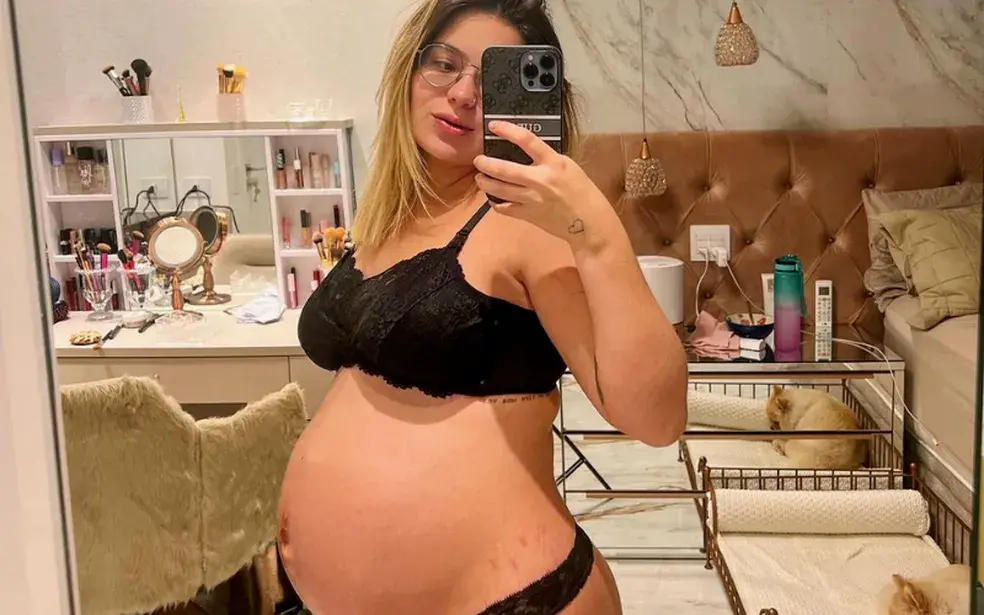 Imagem da notícia: Viih Tube desabafa sobre dores na reta final da gravidez: 'quero que nasça logo'
