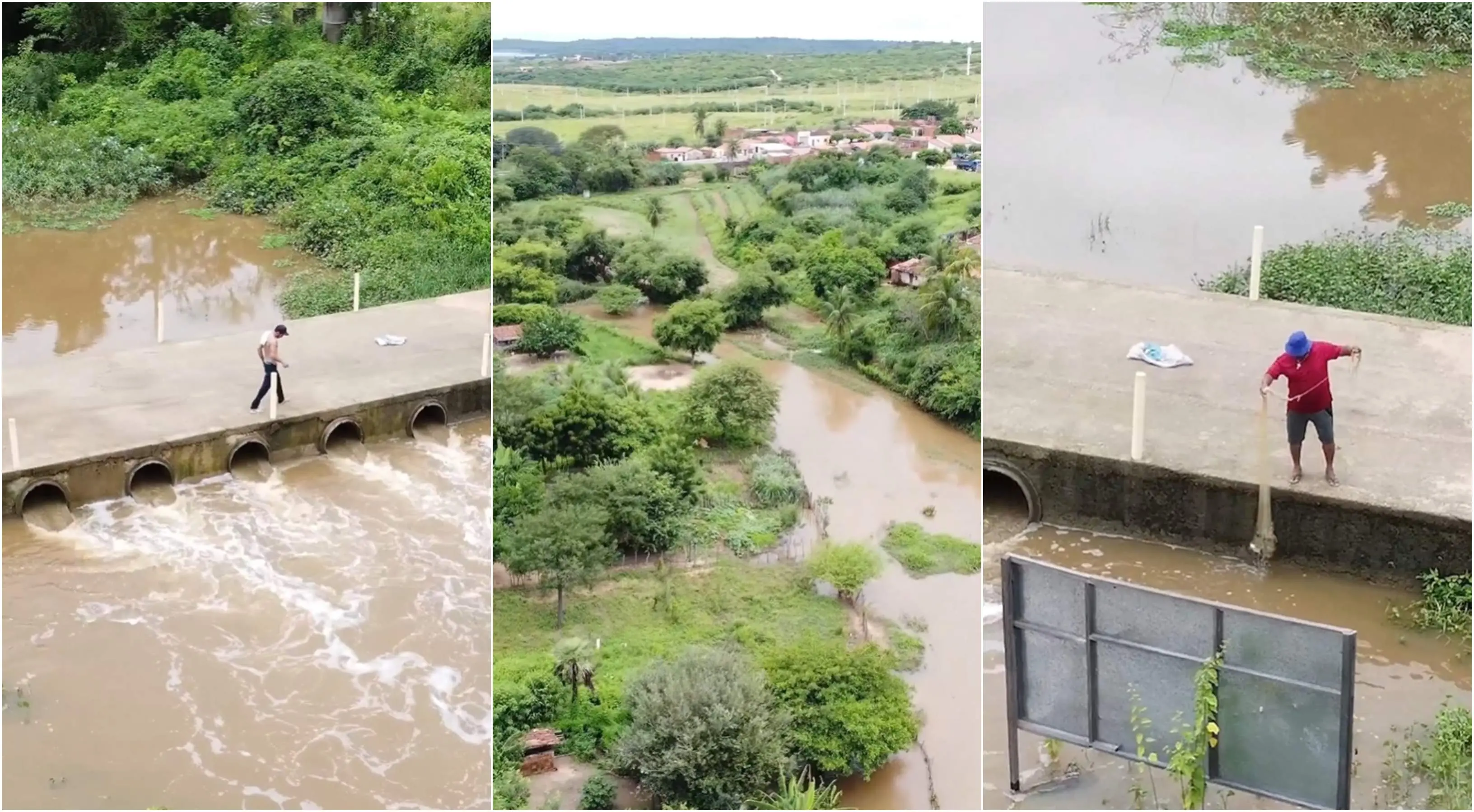 Imagem da notícia: Ceará atinge a marca de 49 açudes sangrando; outros 61 estão com nível acima de 90%; confira lista