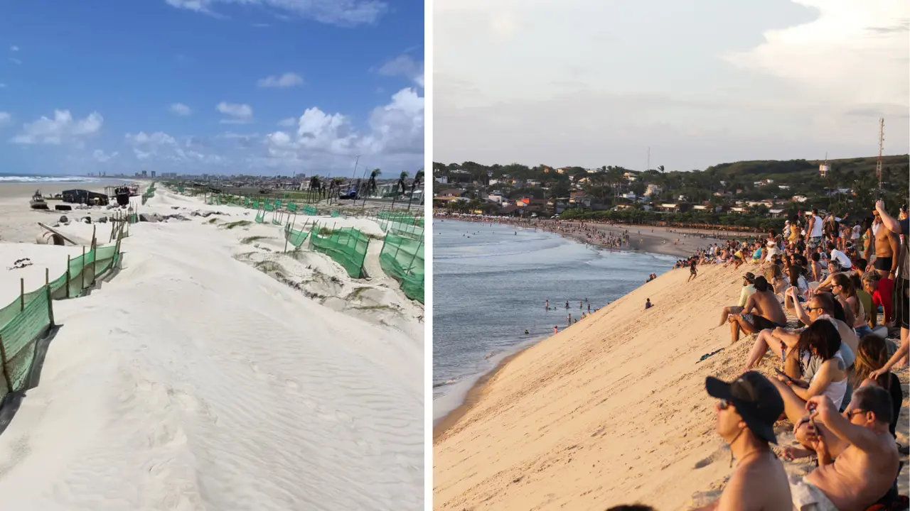 Imagem da notícia: Duna Pôr do Sol: entenda como um projeto de 2020 poderia ter adiado o fim do ponto turístico no CE
