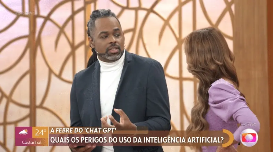 Imagem da notícia: Patrícia Poeta interrompe Manoel Soares ao vivo e cena repercute nas redes; veja vídeo