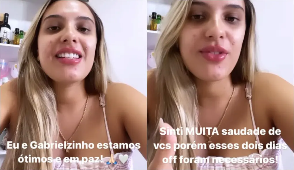 Imagem da notícia: Mellody Barreto explica 'sumiço' das redes sociais diante de polêmicas envolvendo irmão de Virginia