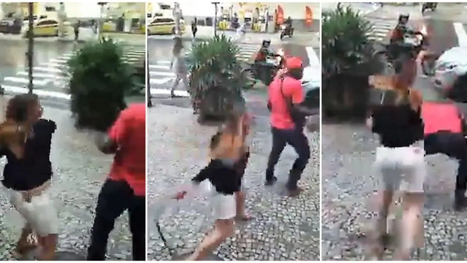 Imagem da notícia: Ex-jogadora de vôlei que agrediu entregador com chicoteadas no RJ já tem passagens por ameaças    	 