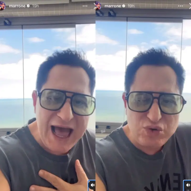 Imagem da notícia: Marrone nega reversão de plástica no olhos: 'tudo mentira'