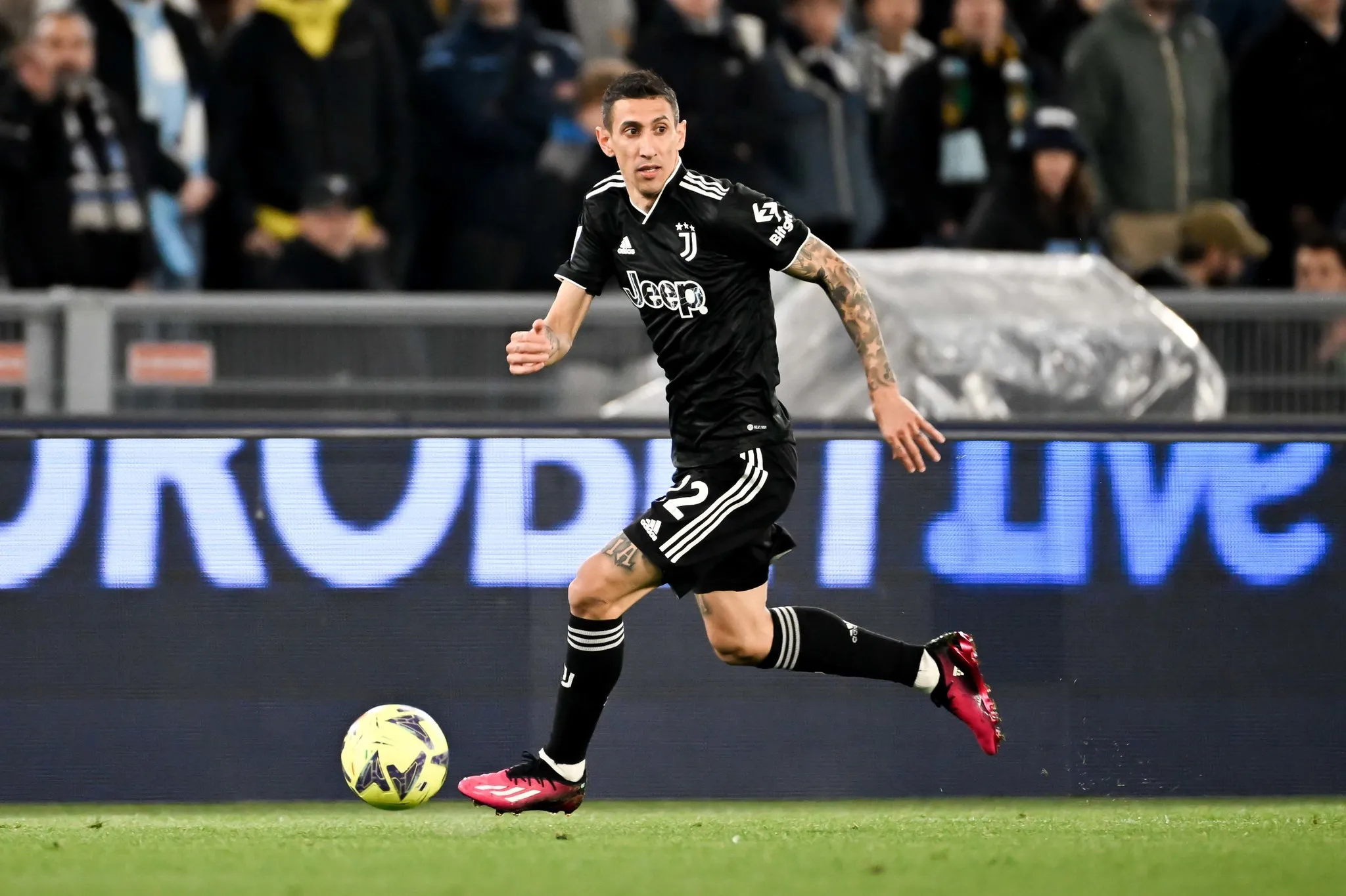 O atacante argentino Di Maria chegou na Juventus para a temporada 2022-2023