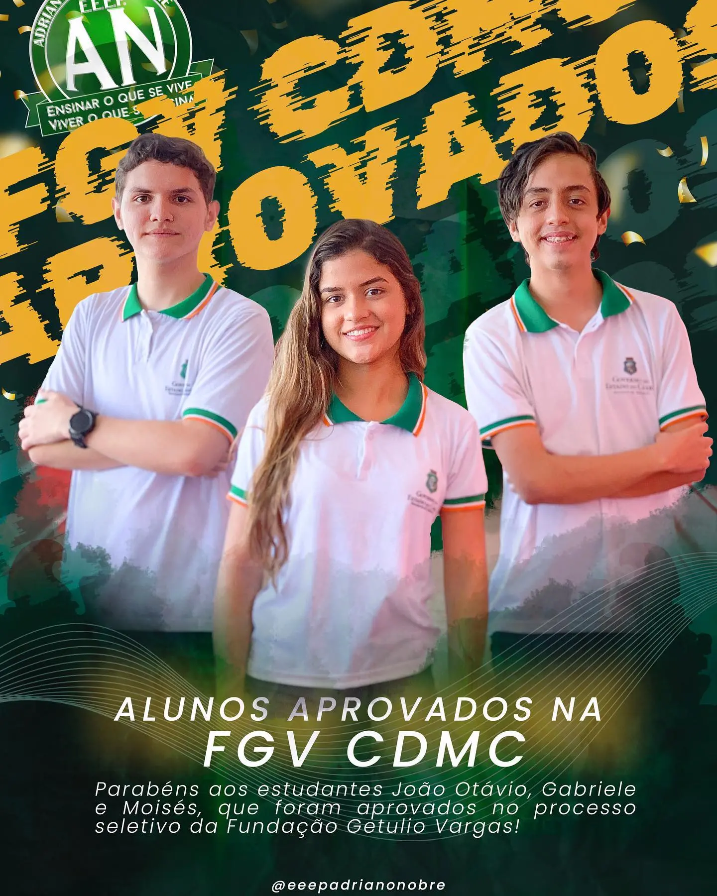 Imagem da notícia: Talentos em Matemática: 3 alunos da rede pública do Ceará são escolhidos em projeto nacional