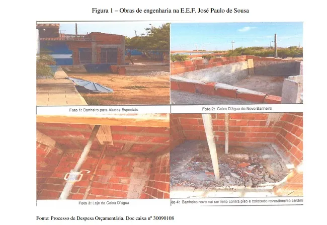 Obra em escola de Itatira