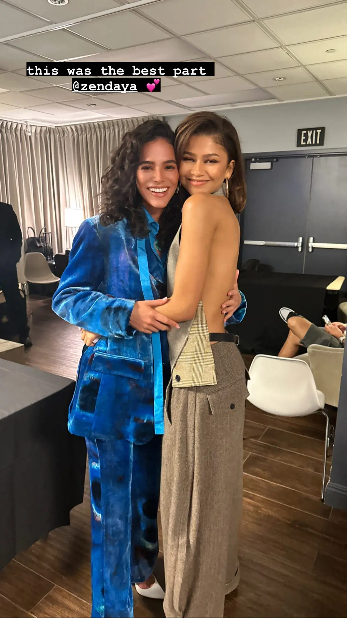 Imagem da notícia: Bruna Marquezine encontra Zendaya nos Estados Unidos e comemora: 'melhor parte'