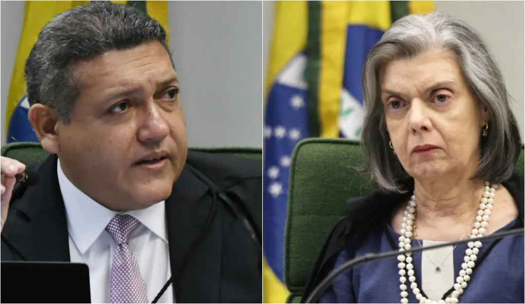 Imagem da notícia: Nunes Marques pede 'empatia' a mulheres em caso de fraude eleitoral no Ceará e Cármen Lúcia rebate