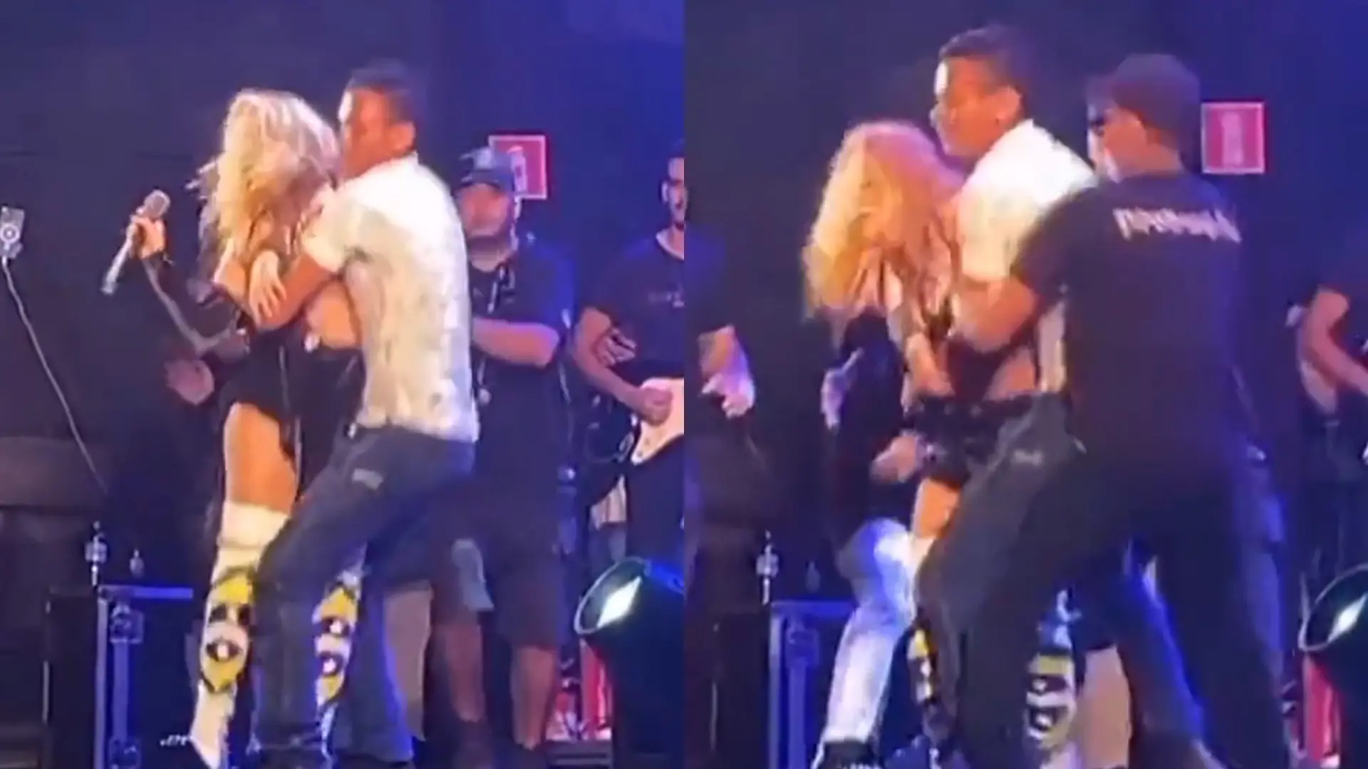 Imagem da notícia: Fã invade palco de Joelma no Acre e assusta a cantora; assista 