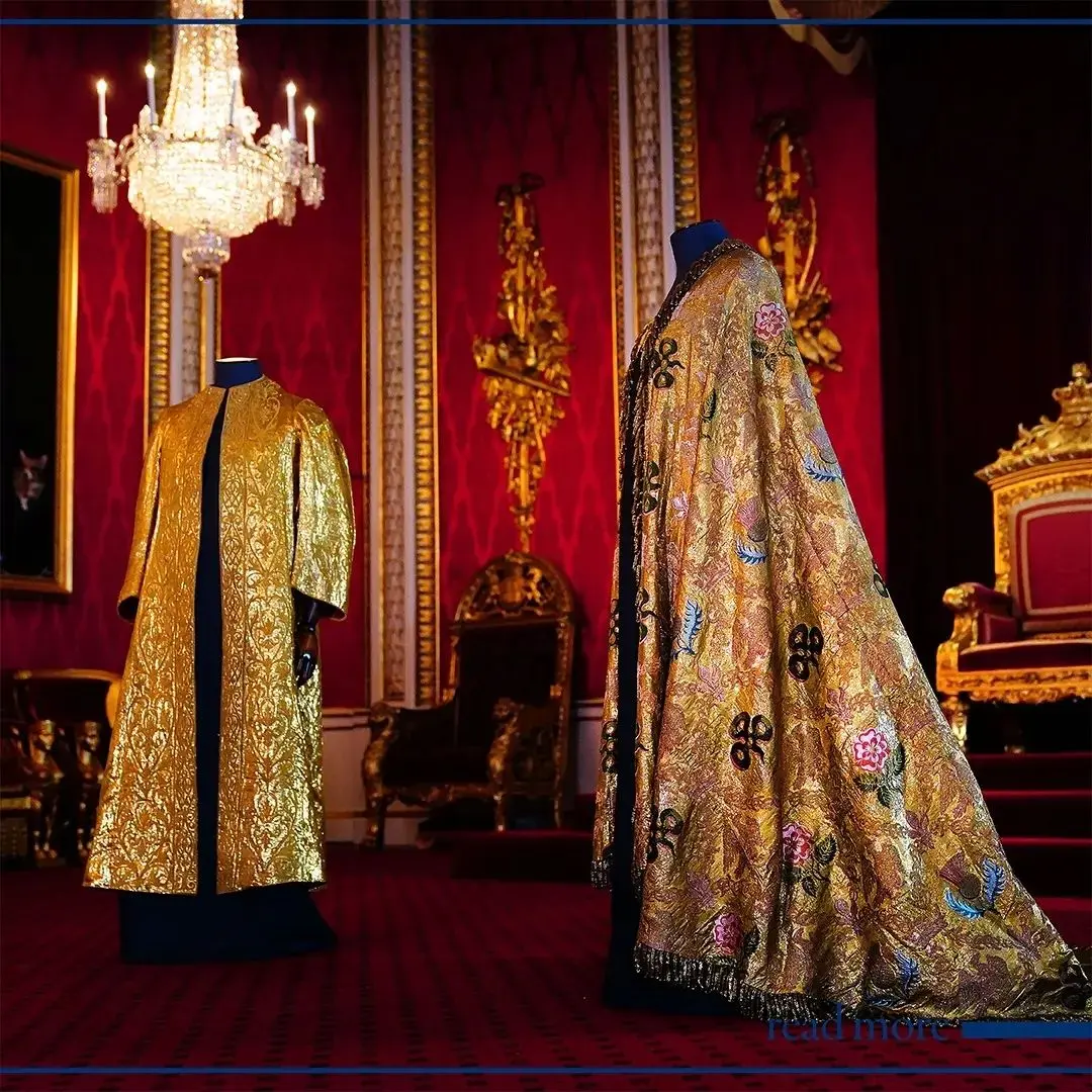 Imagem da notícia: Família real divulga foto das vestimentas que serão usadas por Charles III na coroação