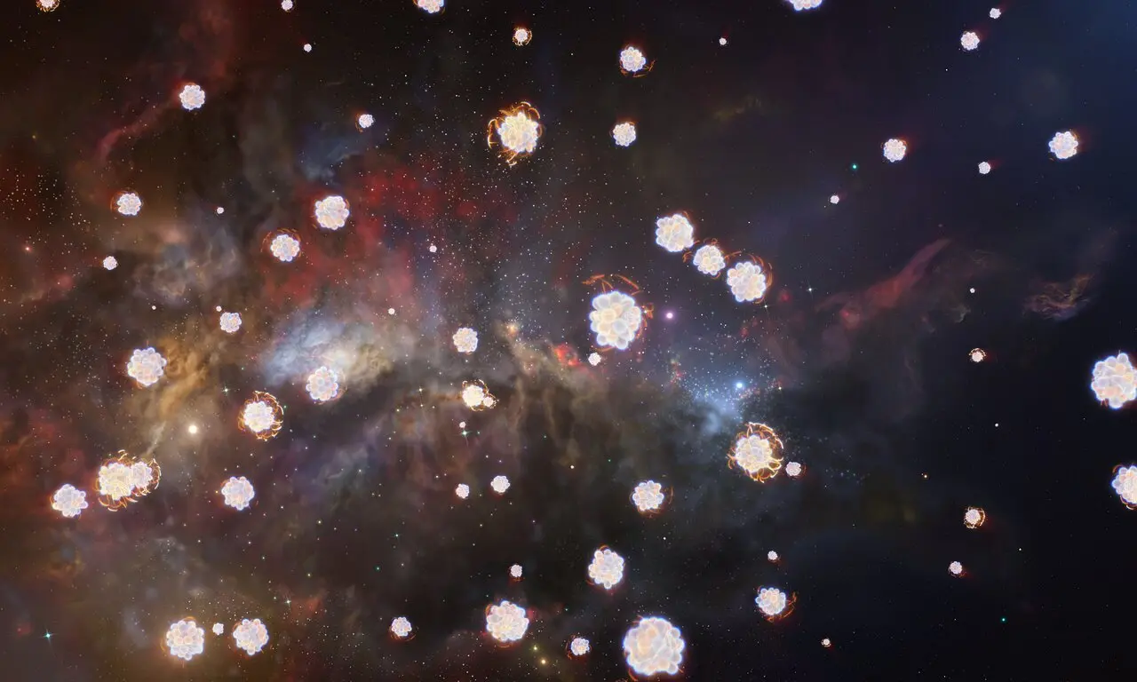 Imagem da notícia: Cientistas descobrem 'impressões digitais' deixadas pelas primeiras estrelas do Universo 