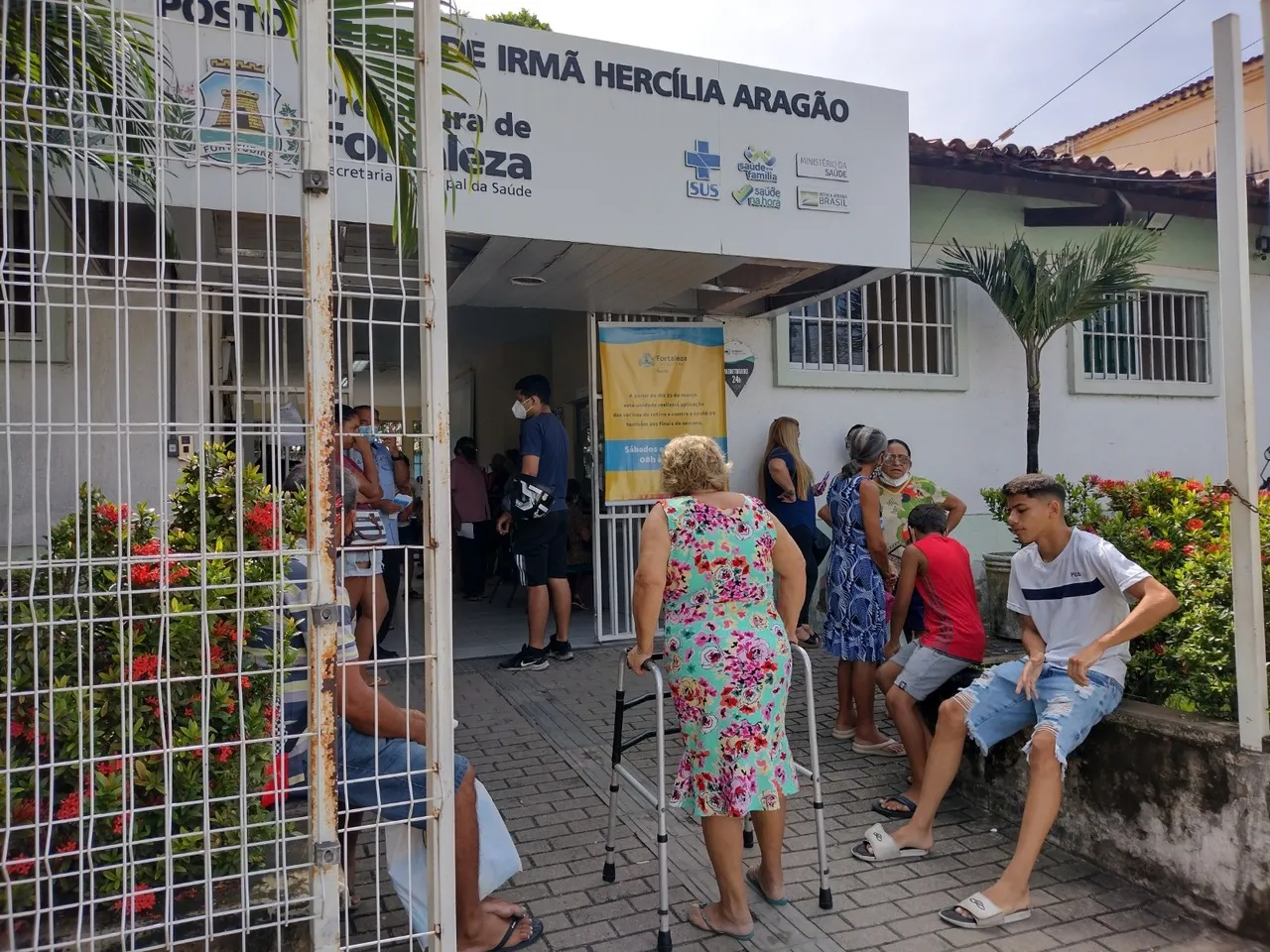 Posto de saúde Irmã Hercília, no bairro São João do Tauape