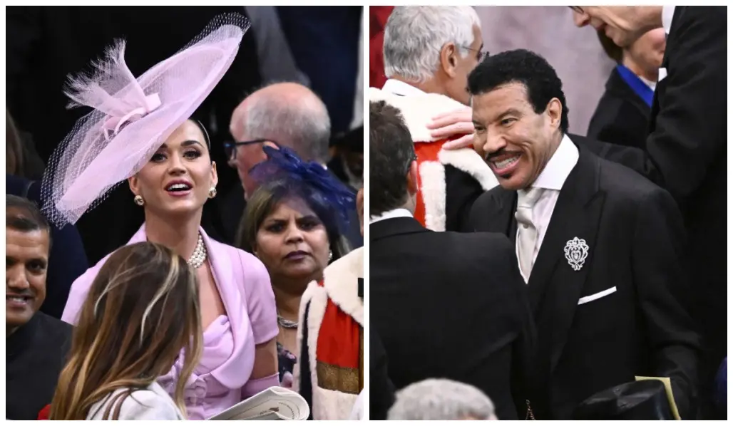 Imagem da notícia: De Katy Perry a Emma Thompson, famosos comparecem à coroação de Rei Charles III; veja fotos