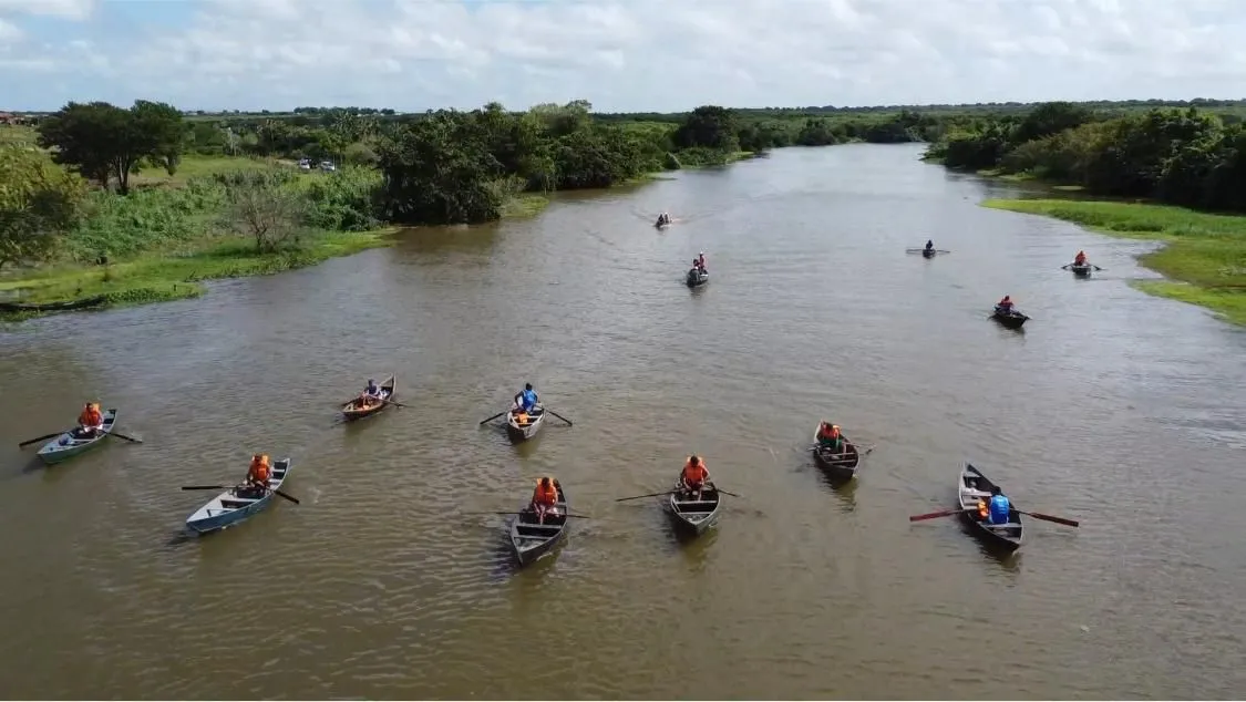 A competição contou com 16 participantes, entre pescadores e canoeiro