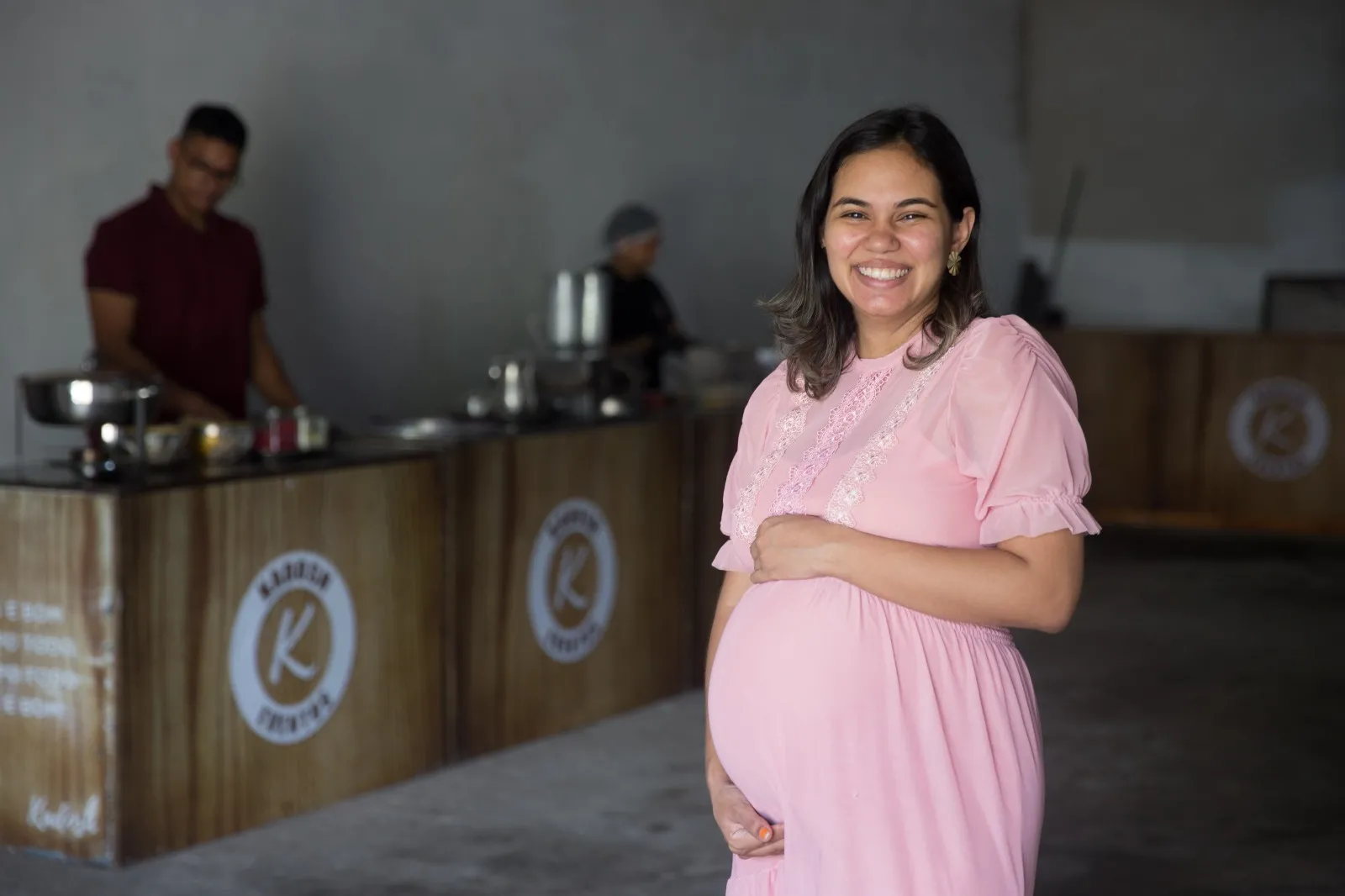 Karolayne está grávida de Benjamin e se preparar para um momento em que a prioridade é a família. A empresa, que tem seis anos no mercado, conta hoje com oito funcionários