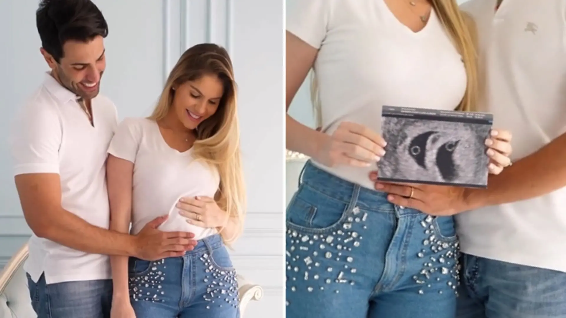 Imagem da notícia: Bárbara Evans anuncia gravidez de gêmeos: 'muito feliz'
