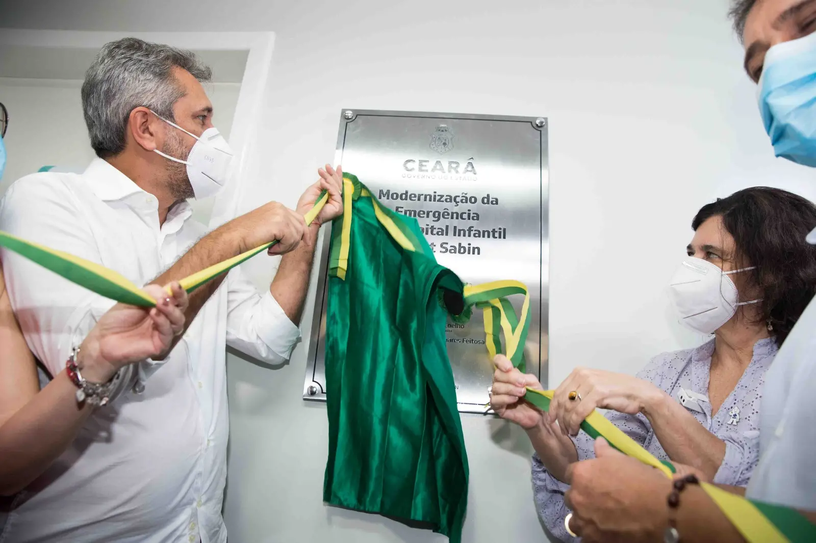 Imagem da notícia: Após lotação por síndromes gripais, Hospital Infantil Albert Sabin inaugura 61 leitos novos