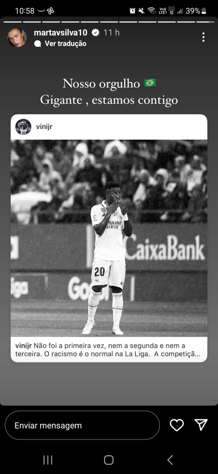 Marta, do Orlando Pride.