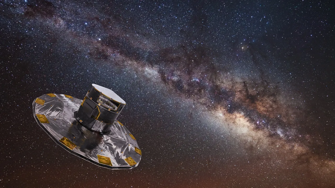 Sonda Gaia mapeando estrelas da Via-Láctea