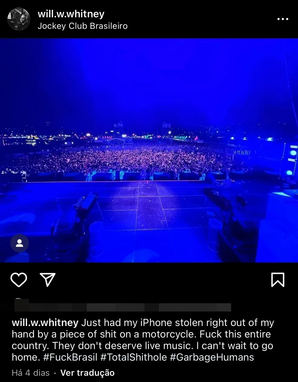 Integrante da equipe de Lana criticou o Brasil