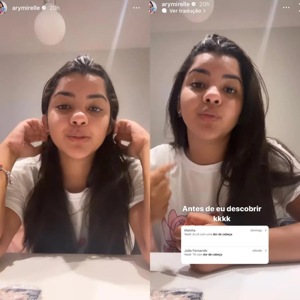 Imagem da notícia: Ary Mirelle, namorada de João Gomes, conta como descobriu gravidez: ‘sentia fome demais’