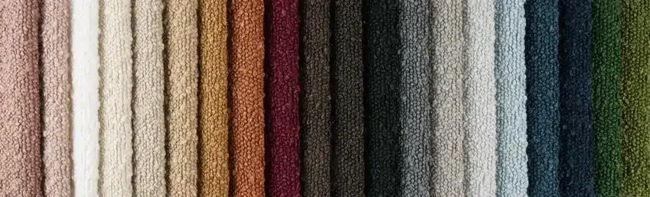 Existe uma cartela de cores disponível, mas a predominante é a off-white