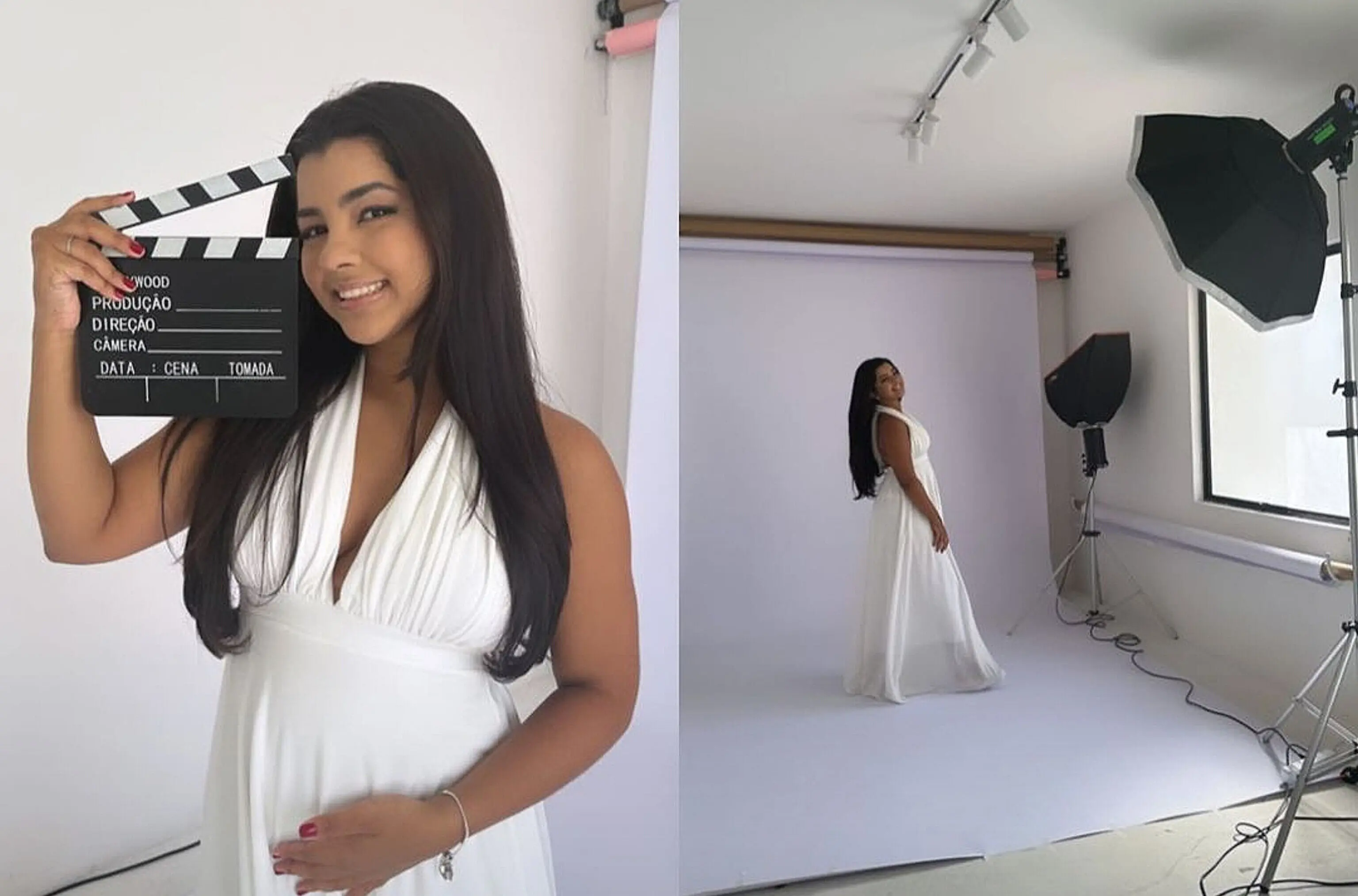 Imagem da notícia: Ary Mirelle, grávida de João Gomes, faz ensaio fotográfico de um mês de gestação; veja fotos 