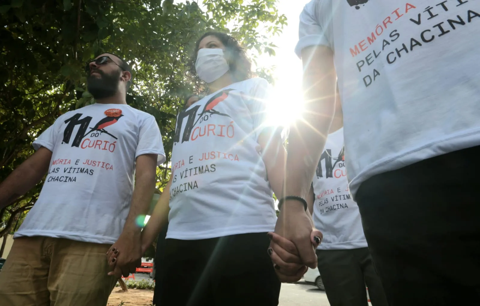 Grupo de apoio aos familiares também está presente no Fórum