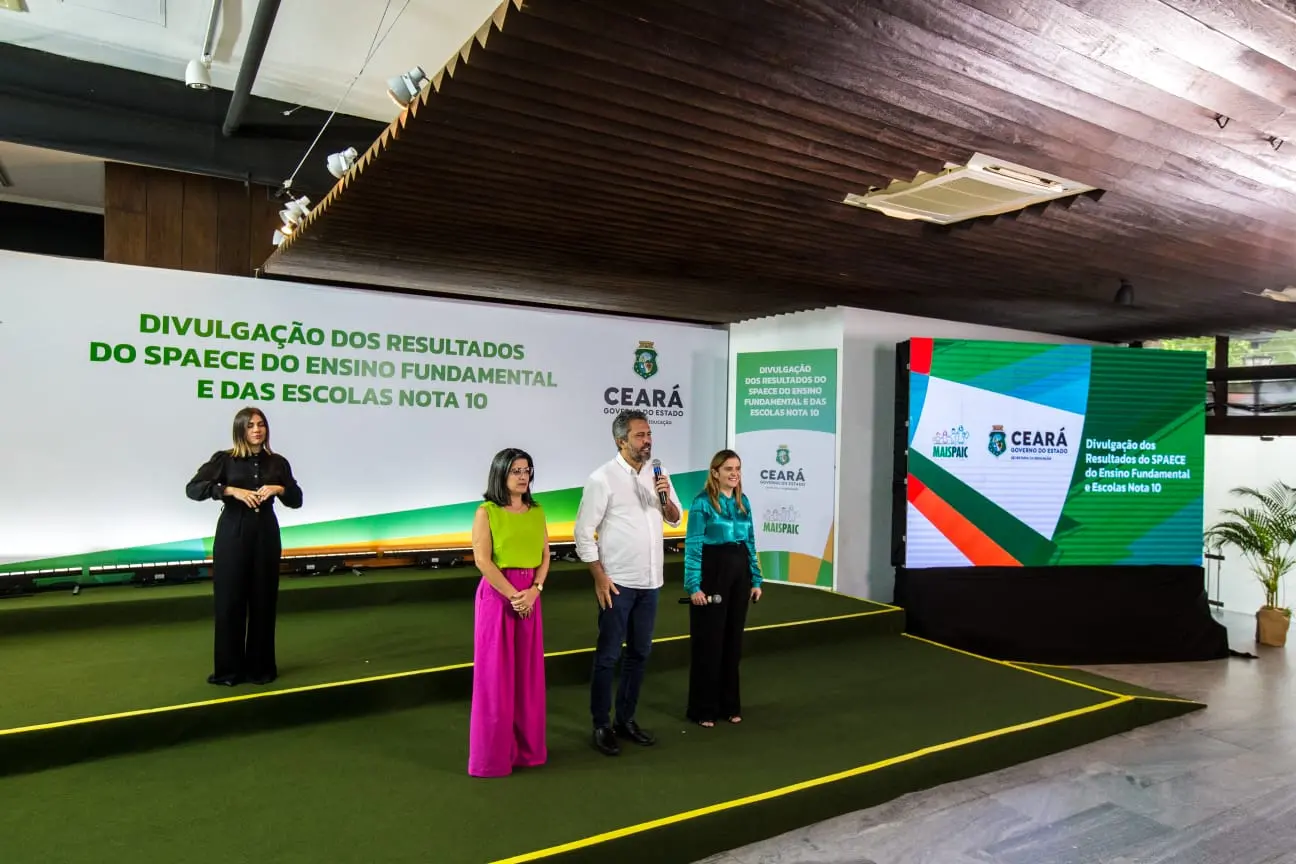 Divulgação dos resultados do Spaece ocorreu no Palácio da Abolição nesta terça-feira (20)