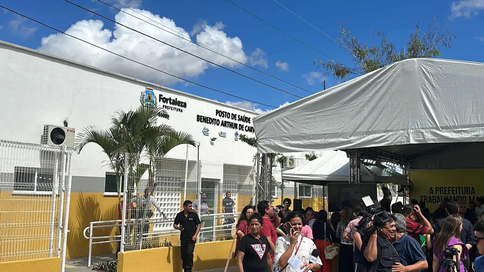 Imagem da notícia: Posto de saúde Benedito Arthur de Carvalho é entregue reformado à população