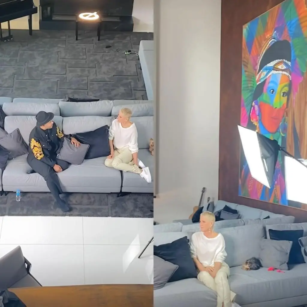 Imagem da notícia: Sala gigante de Xuxa em nova mansão chama atenção; veja vídeo