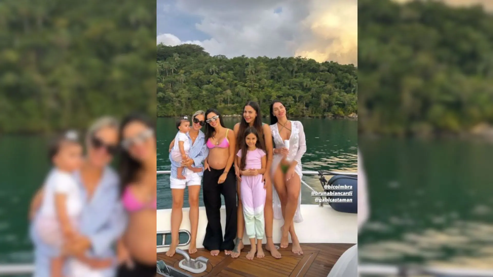 Imagem da notícia: Em meio a polêmicas de Neymar, Bruna Biancardi faz passeio de barco com as amigas