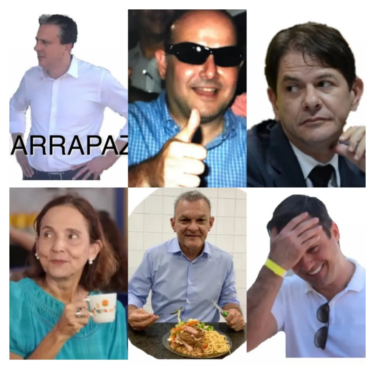 Figurinhas de várias políticos cearenses viralizaram nas redes sociais
