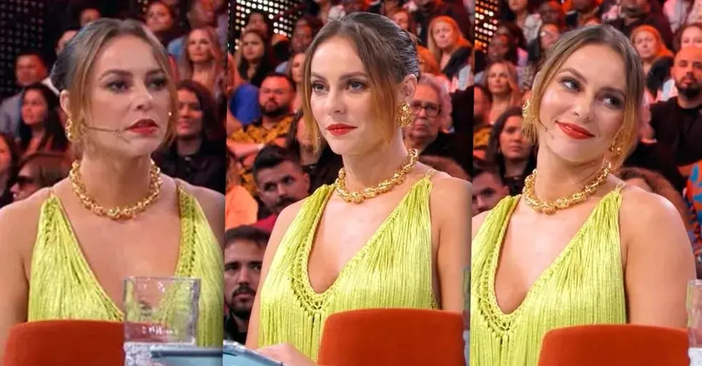 Imagem da notícia: Paolla Oliveira vira meme ao reagir a comentários do júri técnico do ‘Dança dos Famosos’
