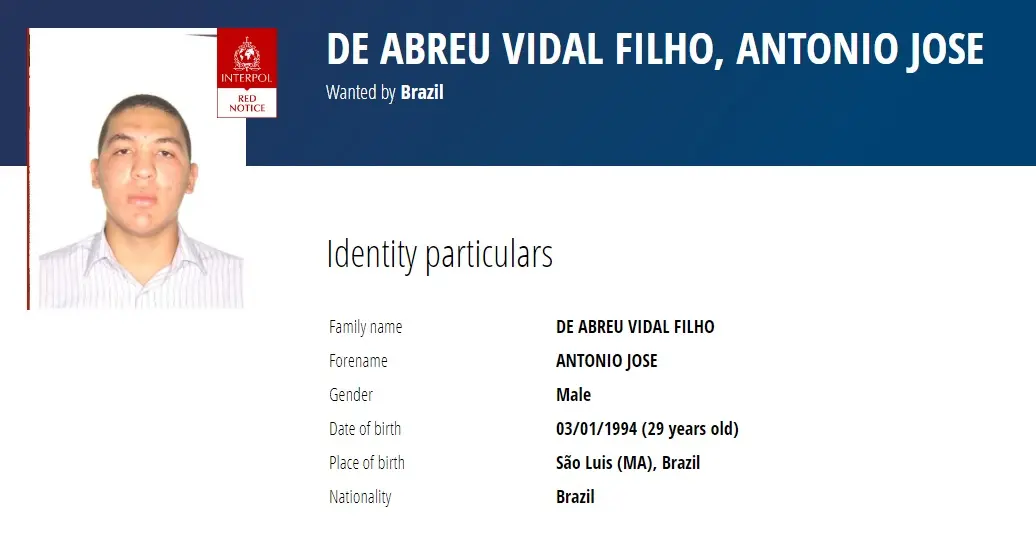 Imagem da notícia: PM condenado pela Chacina do Curió, que mora nos EUA, entra na lista de procurados da Interpol