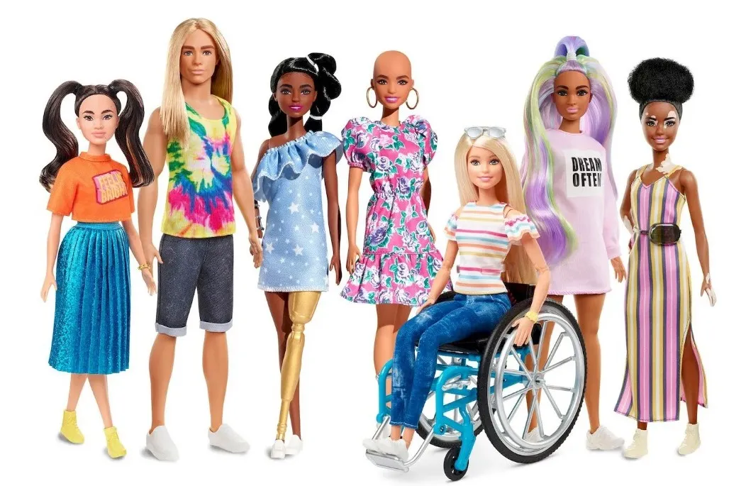 Linha Barbie Fashionista trouxe mais diversidade de corpos e características físicas