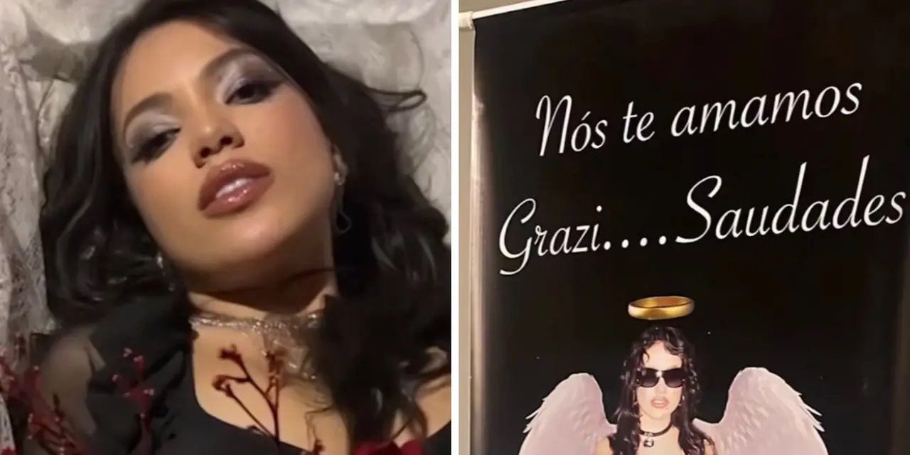Imagem da notícia: Jovem comemora aniversário com velório e viraliza nas redes sociais