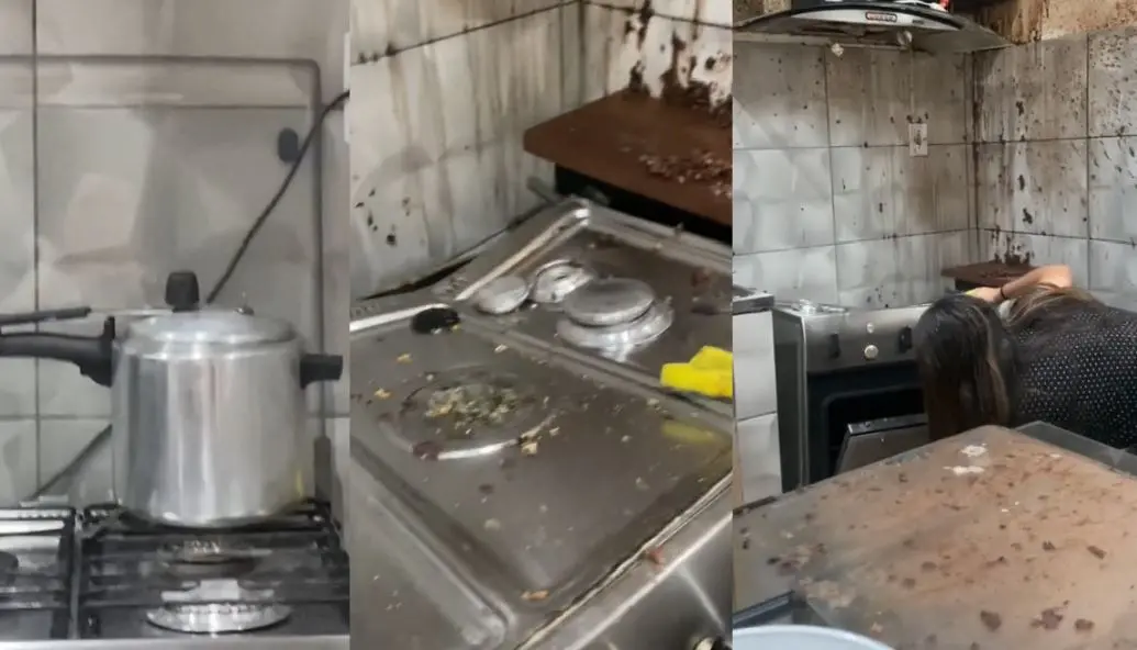 Imagem da notícia: Panela de pressão explode após jovem notar inchaço no utensílio; veja vídeo