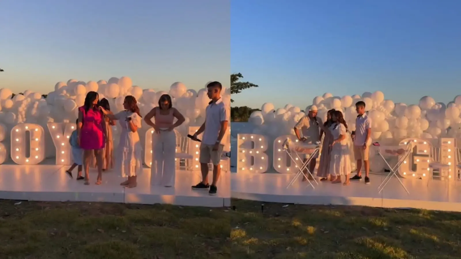 João Gomes postou um vídeo do chá revelação