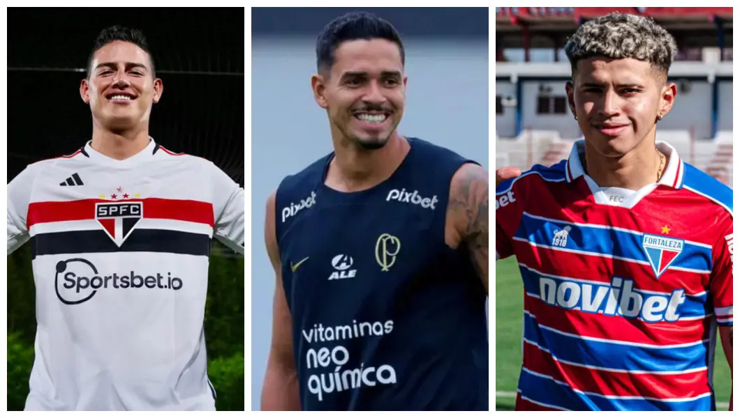 Imagem da notícia Reforços da Série A de 2023 na janela de transferência; confira contratações do Fortaleza e lista