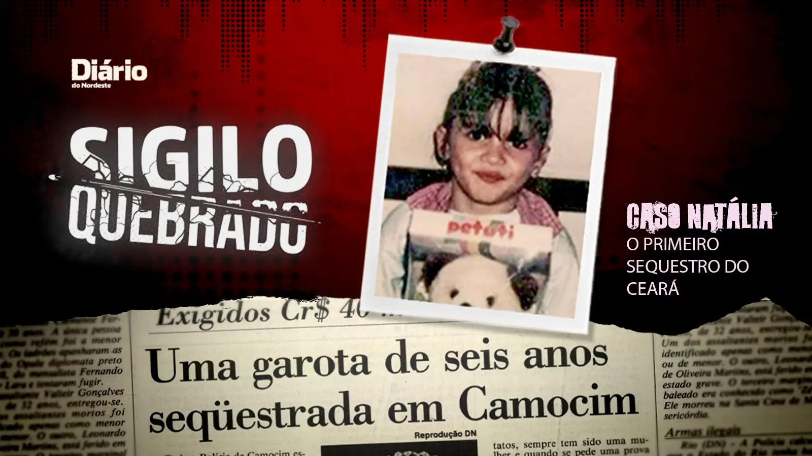Imagem da notícia: 'Sigilo Quebrado': Diário do Nordeste lança podcast com casos criminais de grande repercussão no CE