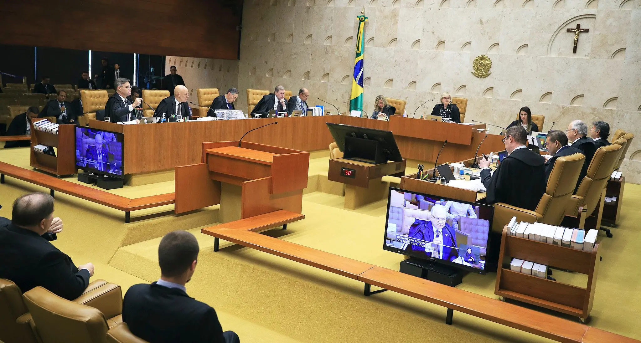 Imagem da notícia: STF forma maioria de votos para instituir criação do juiz das garantias