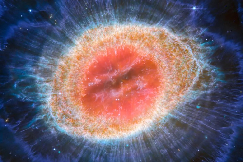 Imagem com uso de infravermelho feita pelo telescópio espacial James Webb
