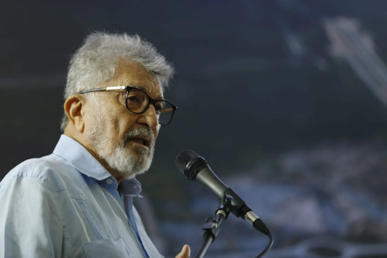 O ex-deputado Eudoro Santana esteve acompanhando o governador no evento desta terça